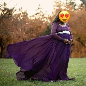 Maternity photoshoot gown